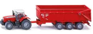 Siku Massey Ferguson Tractor & Trailer 1:87