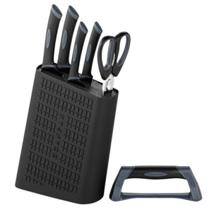 Scanpan 6Pc Uni Block With Sharpner Black