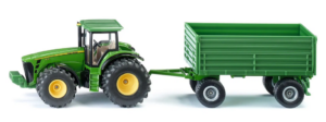 Siku John Deere Tractor W Tipping Trailer 1:50