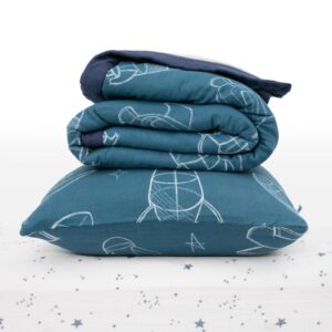 Little Unicorn Toddler Bedding Set Blast Off