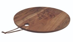 Coastal Lobster Round Acacia Paddle 45Cm Round