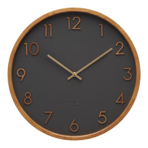 Scarlett Charcoal 35Cm Silent Wall Clock
