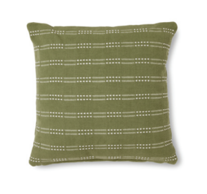 Avery Olive Stripe Cushion 50X50Cm