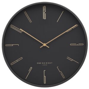 Maya Charcoal Grey 30Cm Silent Wall Clock