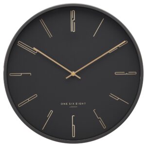 Maya Charcoal Grey 40Cm Silent Wall Clock