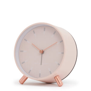 Ellie Blush Silent Alarm Clock 11X5X11