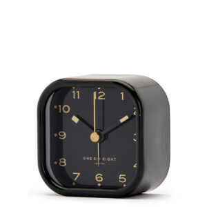 Lisa Charcoal Alarm Clock 7X4X7