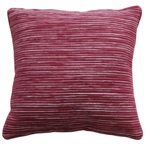 Rakaia Port Red 100% Cotton Cushion 45X45Cm