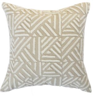 Remus Natural Tufted Cotton Cushion 50X50Cm
