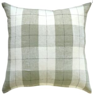 Willis Sage Ivory Linen Cushion 50X50Cm