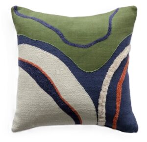 Alberto Navy 100% Cotton Cushion 45X45Cm