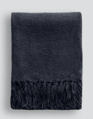 Serenade Midnight Acrylic Throw 125X150Cm