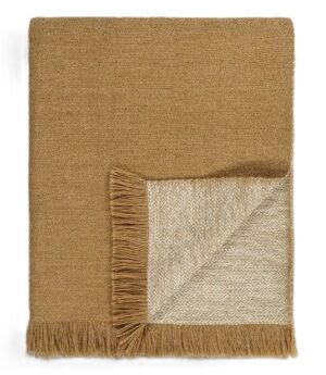 Chester Toffee Throw Wool/Poly/Acry Blend 125X150