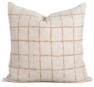 Harrison Ochre Feather Filled Cushion 55X55Cm