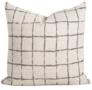 Harrison Black Feather Filled Cushion 55X55Cm