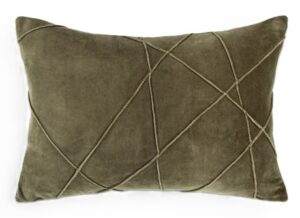 Alba Olive Cotton Cushion 35X50Cm