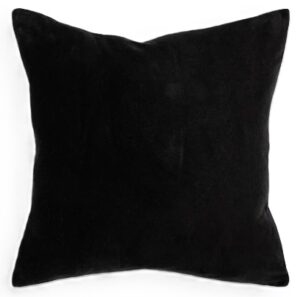 Oralie Black Cotton Cushion 50X50Cm
