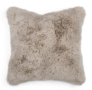 Pelage Taupe Faux Fur Cushion 50X50