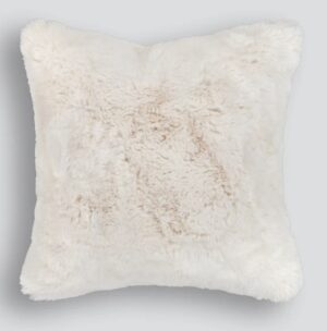 Pelage Ivory Faux Fur Cushion 50X50