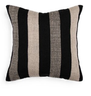 Easton Black Taupe Outdoor Cushion 50X50Cm