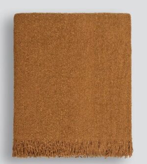 Lily Toffee Cotton Blend Throw 130X150Cm
