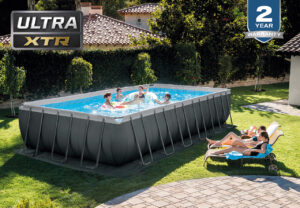 Intex Ultra Frame Rectangle Pool 7.32X3.66X1.35M