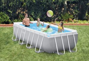 Intex Prism Frame Pool Full Set 4X2X1M W/Pump Set