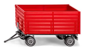 Siku Red 4 Wheel Trailer 1:32