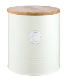 Typhoon Cream Cookies Storage 3Lt 19X16Cm Bamboo L