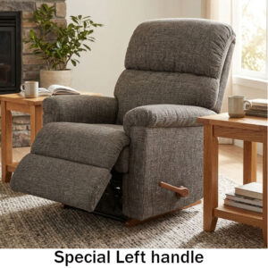 Fletcher La Z Boy Recliner Std Barossa Ebony Fabri