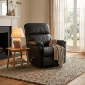 Fletcher La Z Boy Recliner Std Cat L Black Leather