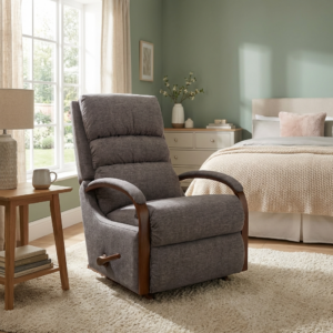 Arrowtown Std La Z Boy Recliner Gem Black Fabric
