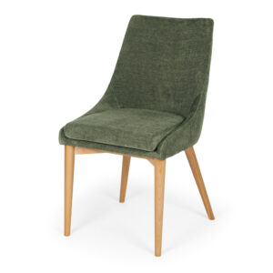 Eva Spruce Green Fabric Dining Chair