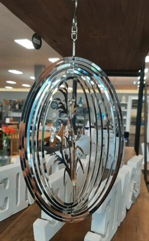 Kingfisher Wind Spinner Oval 20Cm