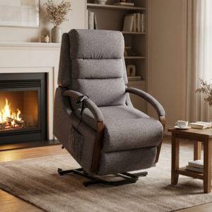 Arrowtown Lifter La Z Boy Chair Gem Black Fabric