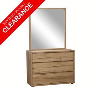Nico 4Dr Dresser Honey Oak 994X396X1679H