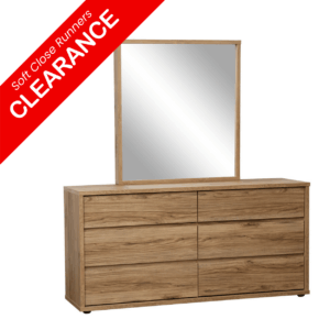 Nico 6Dr Dresser Honey Oak 1547X396X1679H