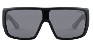 Dirty Dog Tank Satin Black Grey Pol Sunglasses