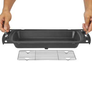 Ziegler & Brown Triple Cast Iron Baking Dish &Rack