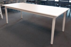 Mantra White Outdoor Table 2100X900X750H