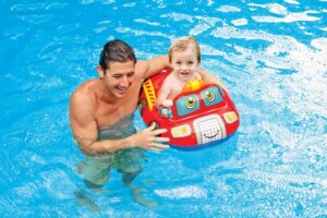 Intex Kiddie Float Lil Fire Engine 29In X 23In