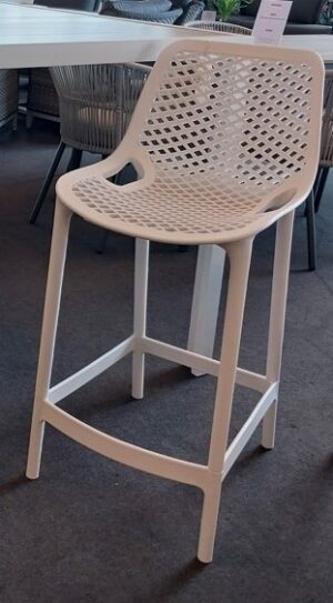 Nikita White Outdoor Barstool 440X520X960H