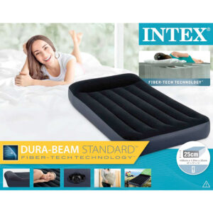 Intex Durabeam Std Single Airbed 25Cm High Black