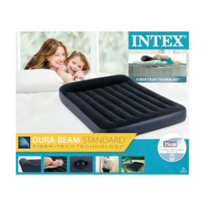 Intex Durabeam Std Double Airbed 25Cm High Black