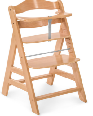 Hauck Alpha+ Wooden Highchair Natural