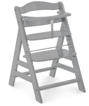 Hauck Alpha+ Wooden Highchair Grey