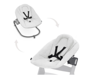 Hauck High Chair 2 In 1 Alpha Bouncer Light Grey