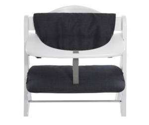 Hauck Highchair Seat & Back Padding Charcoal