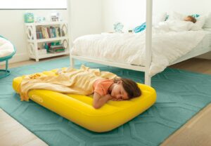 Intex Cosy Kidz Airbed 18Mm High Yellow Age 3-10Yr