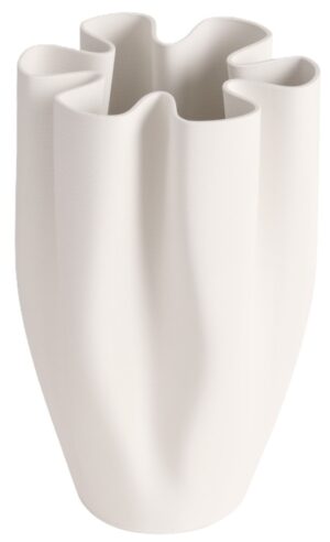 Aurora White 3D Printed Ceramic Vase 19X32H